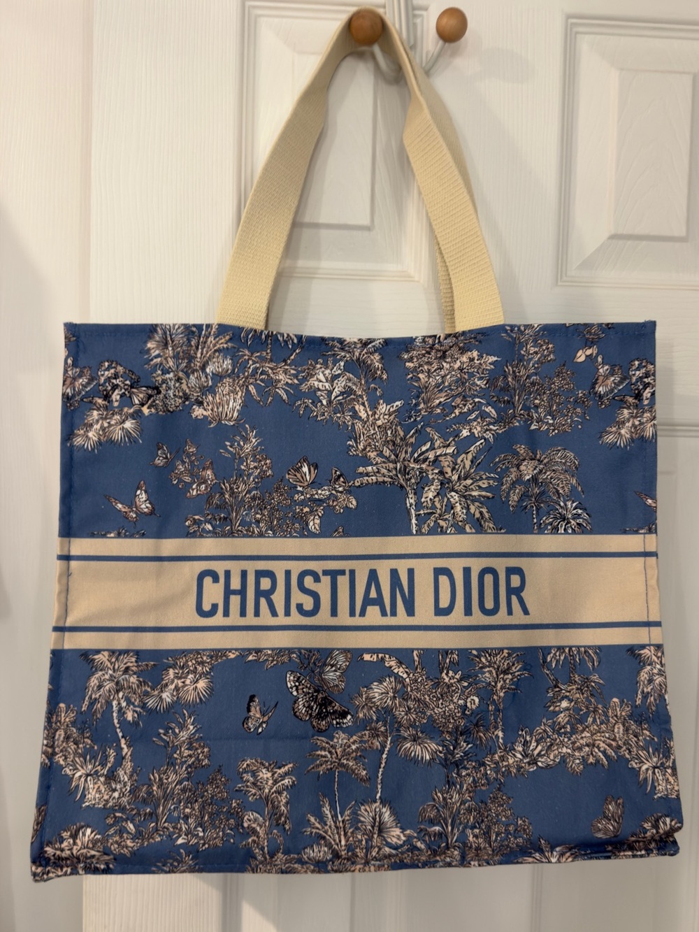 Dior Dioriviera Floral Canvas Tote